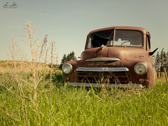 "Rusty car", "Abandoned vehicle", "vintage car"