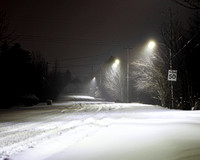 Lantz, "snow storm" street, night, "street lights"