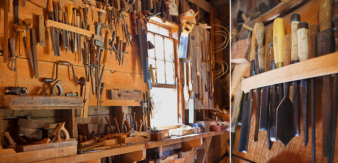 Carpentry Shop at Ross Farm Museum