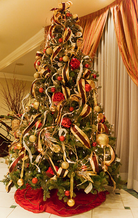 Crowne Plaza Hotel in Moncton, New Brunswick at Christmas