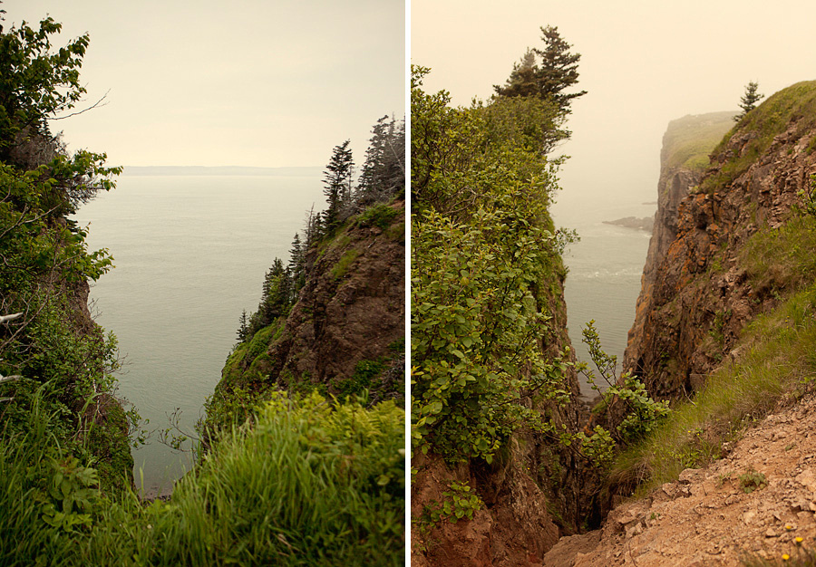 steep cliff edges provide breathtaking views