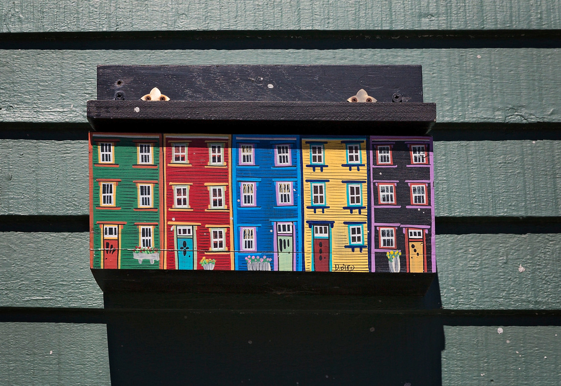 Colourful Mailbox in St. John's, Newfoundland