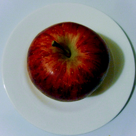 apple, red,