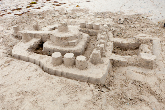"Sand Castle", "Martinique Beach",